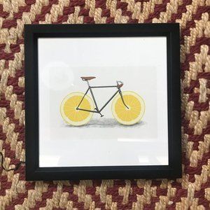 Lemon Bike Print